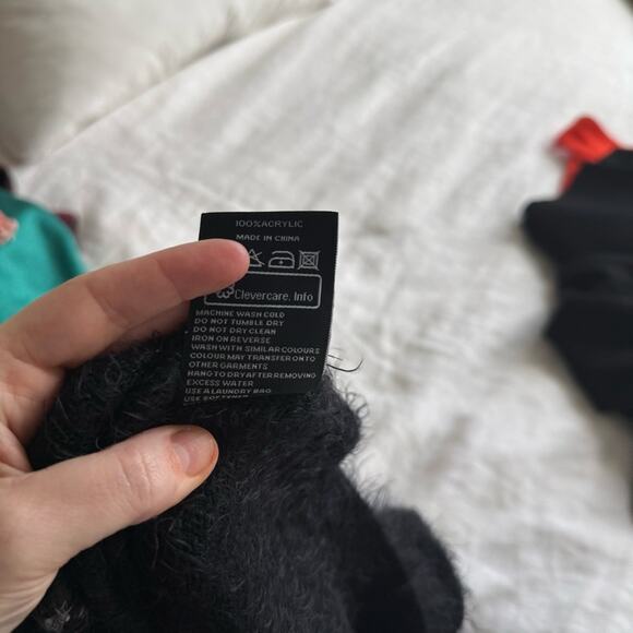 Killstar Dropout Dead Fuzzy Cropped Sweater Size S - Picture 4 of 4